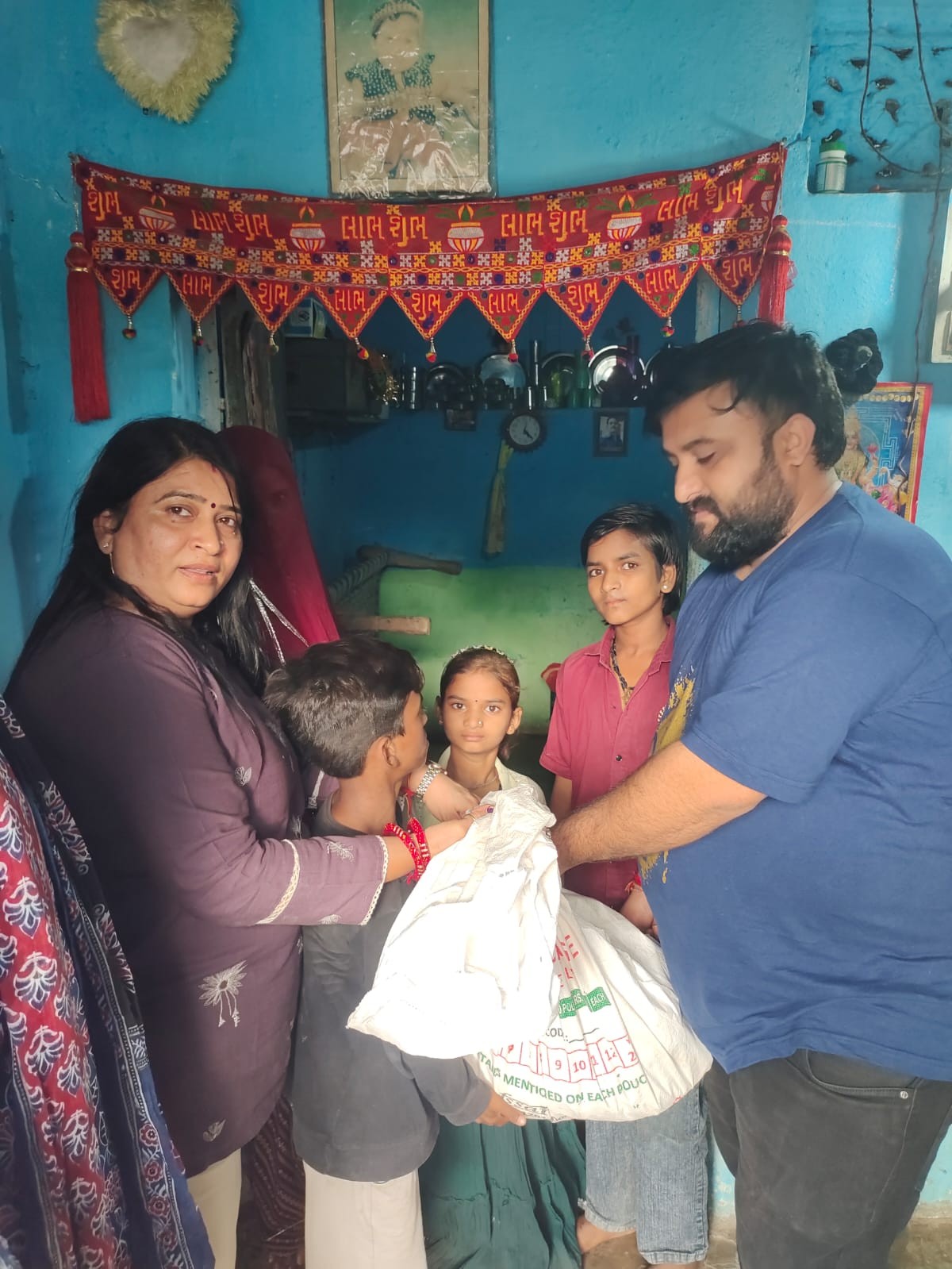 Food and nutrition distribution to rural families